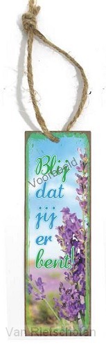 Blij dat jij er bent