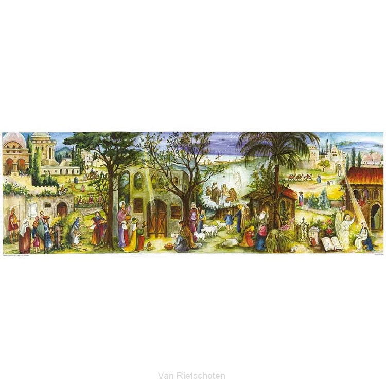 Adventscalendar Panorama 21,5x65cm