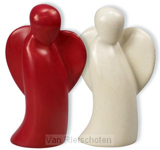 Beeldje engel natuur 10cm