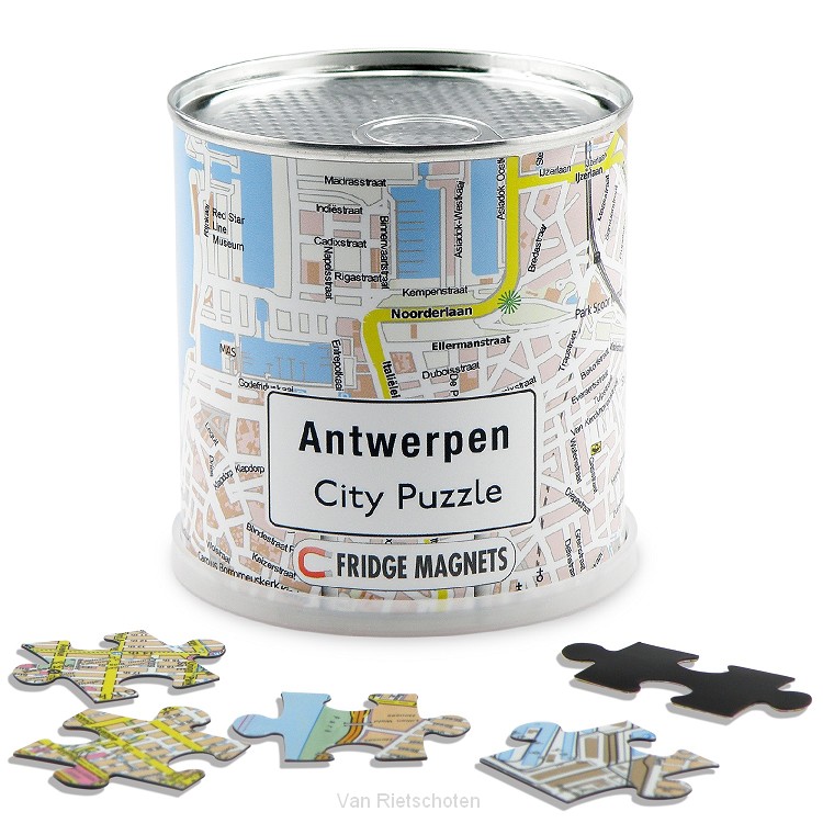Antwerpen city puzzel magnetisch