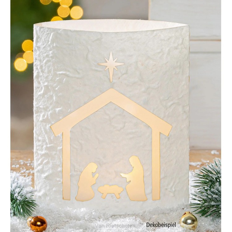 Led-Papierlantraarn Kribbe