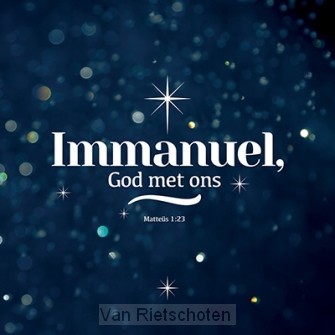 Wk kerst Immanuel God met ons