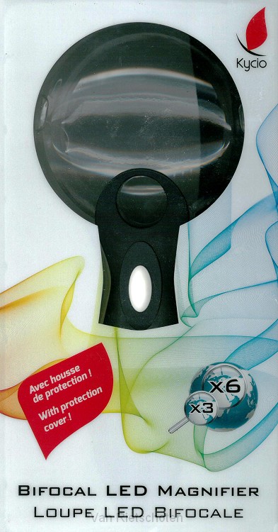 Led Bifocal magnifier x3 en x6 kycio