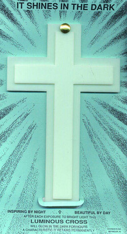 Large luminous cross 19cm