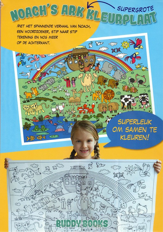 Noach's ark kleurplaat