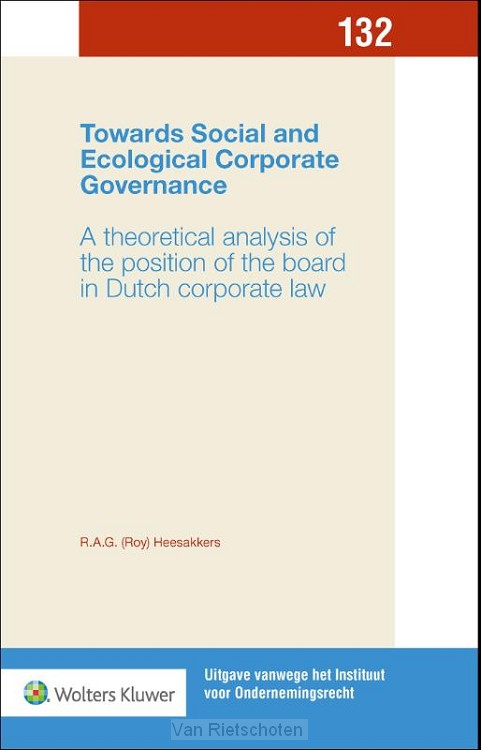 Towards Social and Ecological Corporate Governance