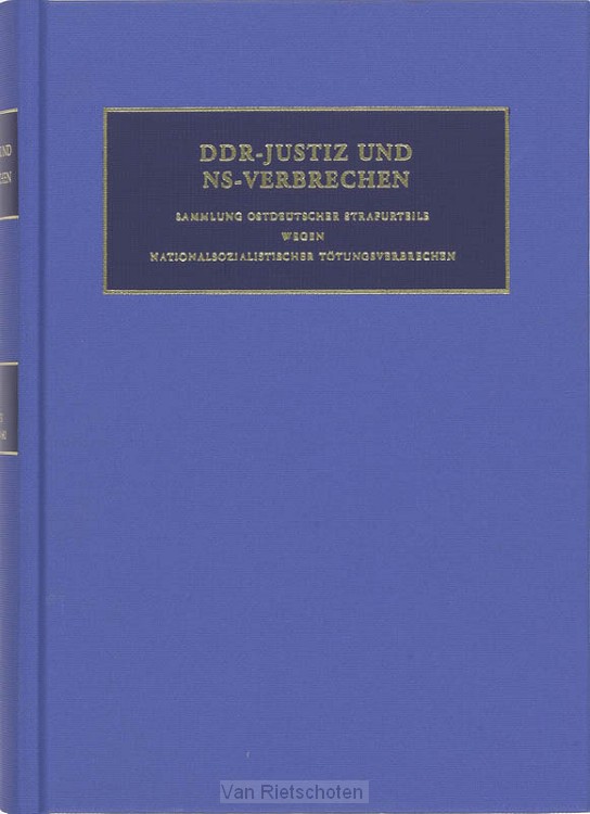 DDR-Justiz und NS-Verbrechen / 11 Die Verfahren Nr 1610-1692 des Jahres 1948