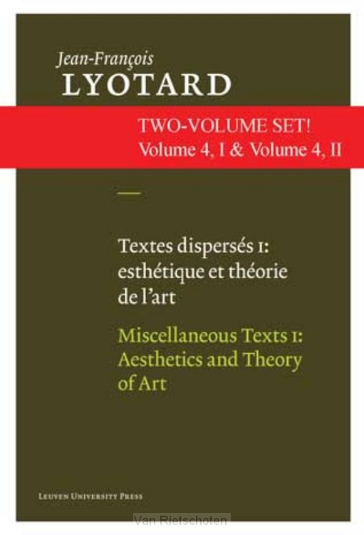 Textes disperses I & II: esthetiques et theorie de l'art & artistes contemporains