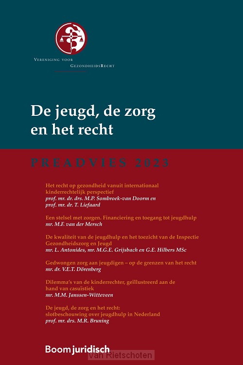 De jeugd, de zorg en het recht