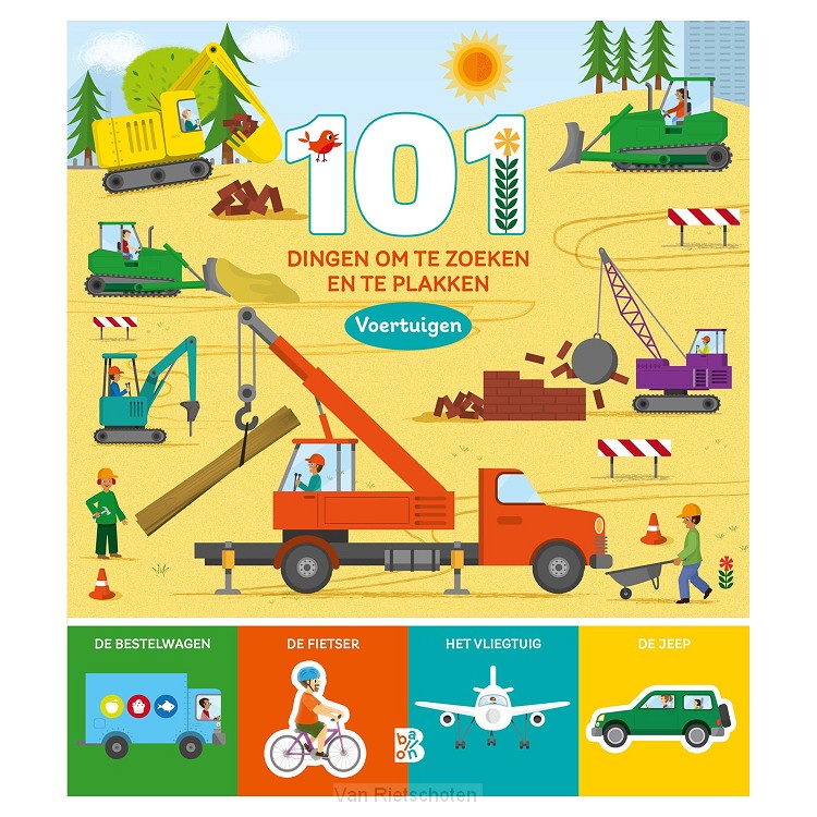 101 dingen om te zoeken en te plakken: voertuigen