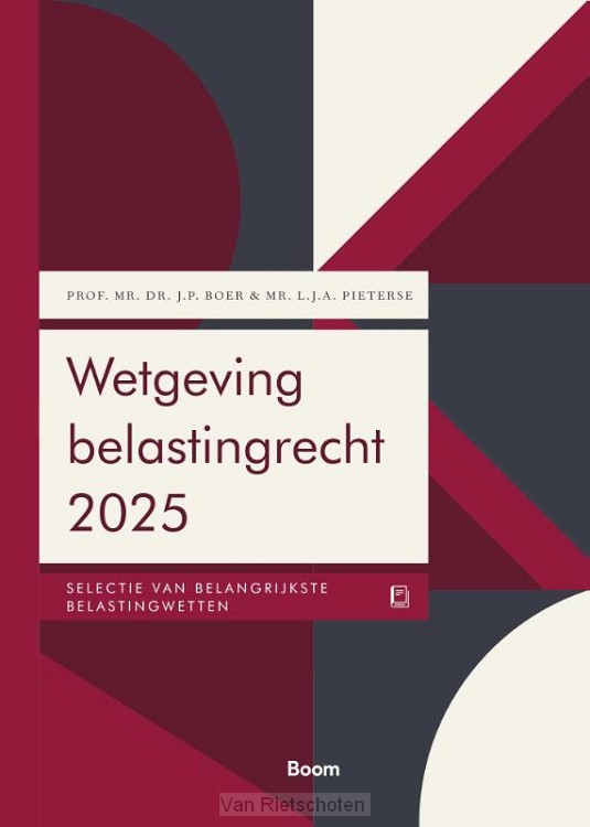 Wetgeving belastingrecht 2025