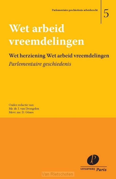 Wet herziening Wet arbeid vreemdelingen
