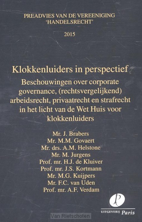 Klokkenluiders in perspectief / 2015