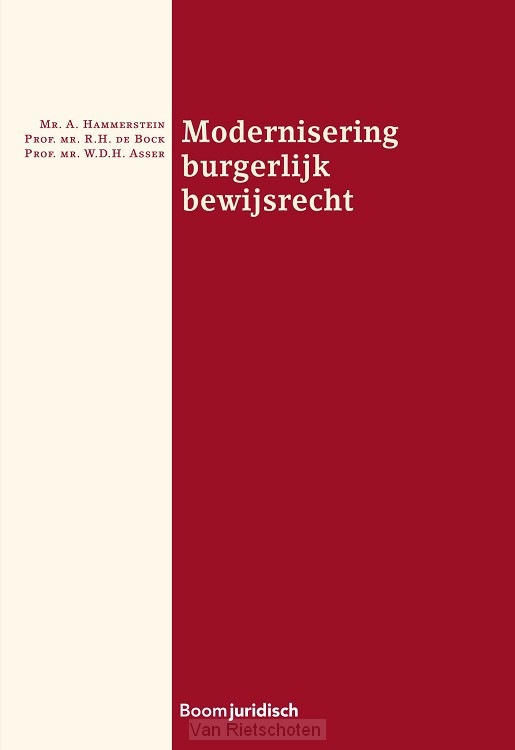 Modernisering burgerlijk bewijsrecht