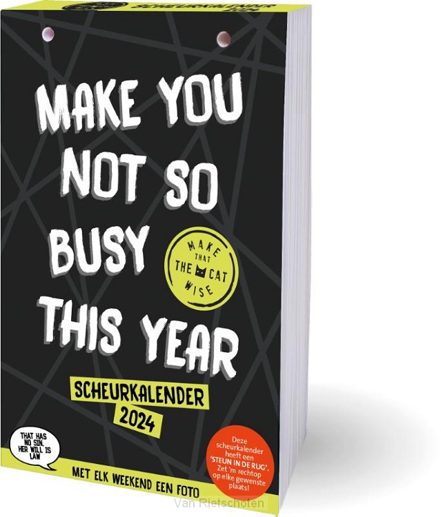 Make That The Cat Wise scheurkalender / 2024
