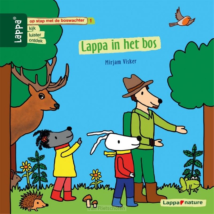 Lappa in het bos