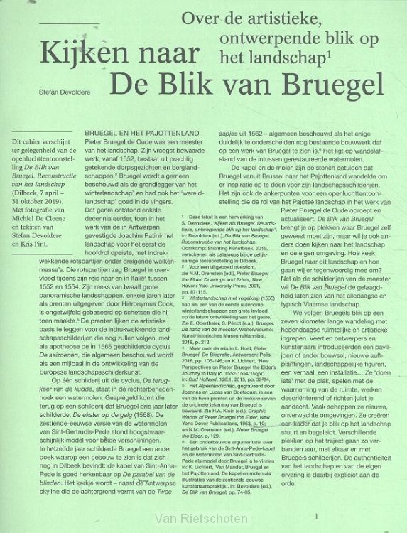 Kijken naar de Blik van Bruegel