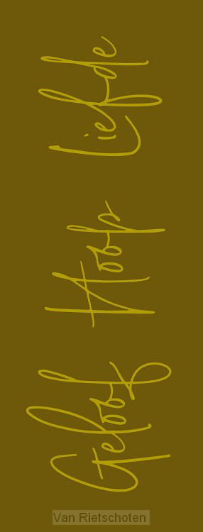 Boekenlegger geloof hoop en liefde