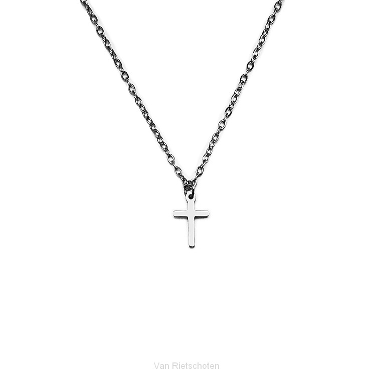Ketting kruisje XS - zilver