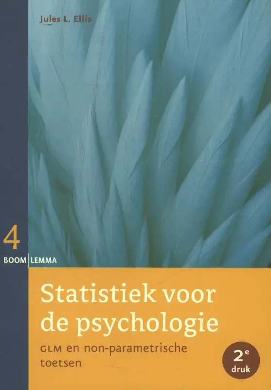 Statistiek voor de psychologie / deel 4