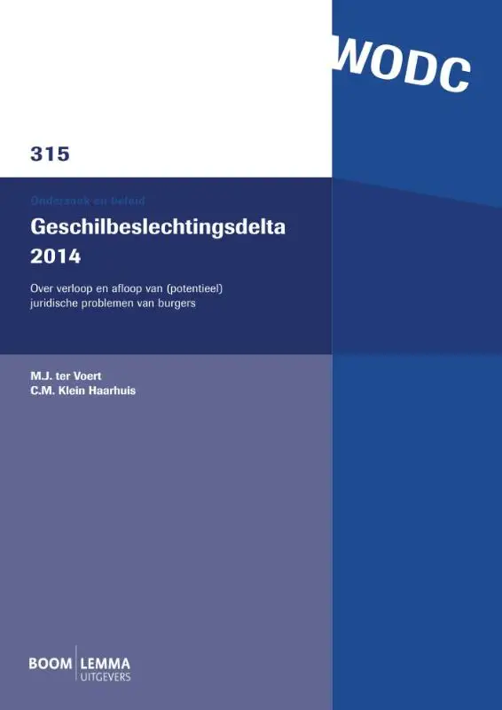 Geschilbeslechtingsdelta / 2014