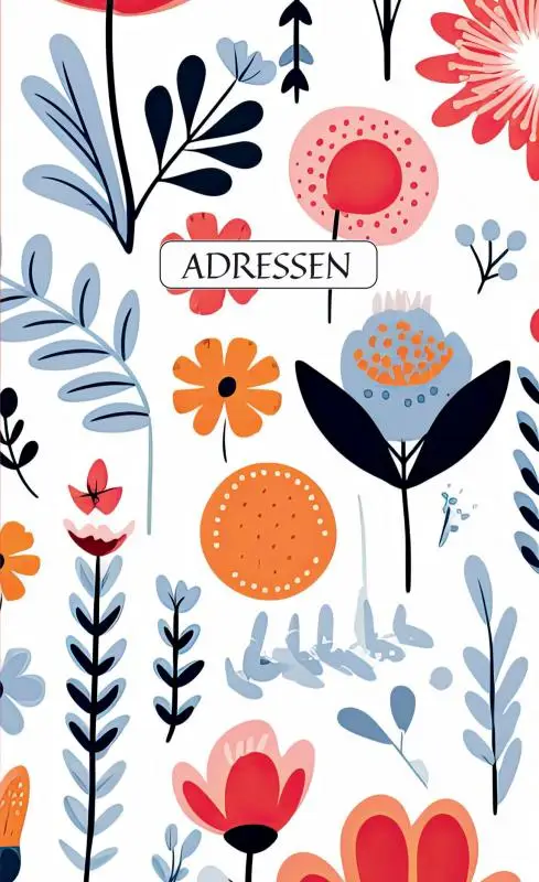 Adresboekje met Alfabet - Telefoonregister / Adressenboek