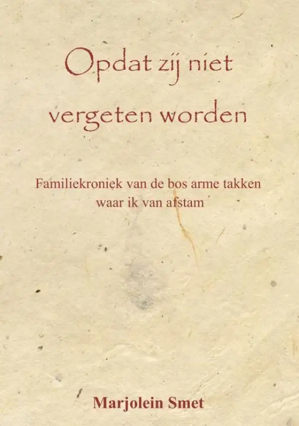 Opdat zij niet vergeten worden