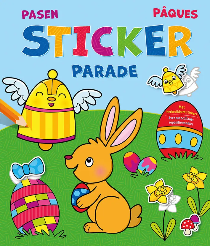 Pasen Sticker Parade / Pâques Sticker Parade