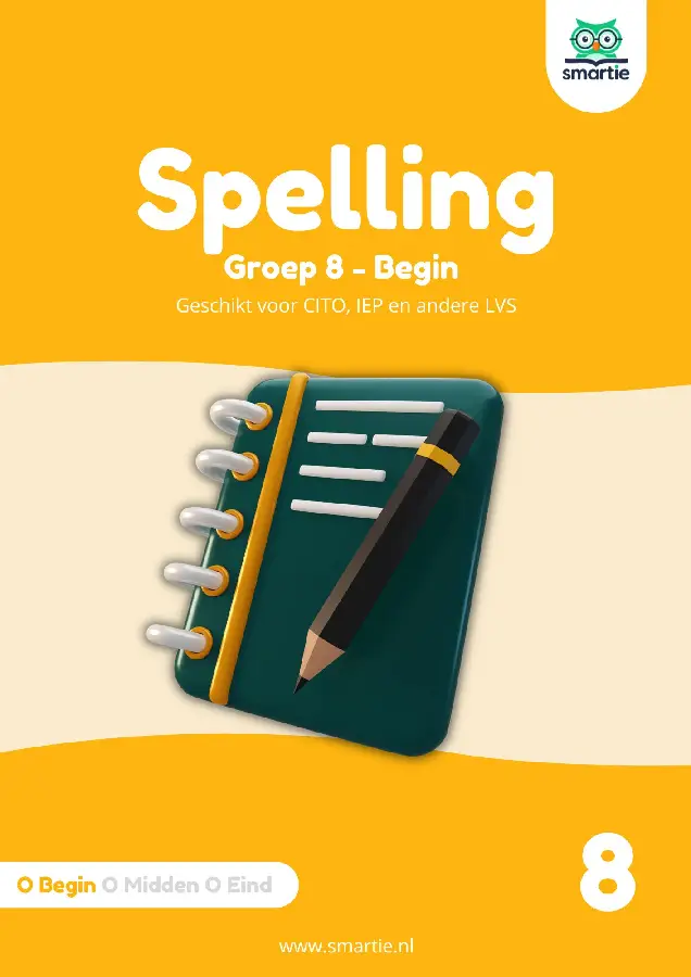 Spelling / groep 8 - begin
