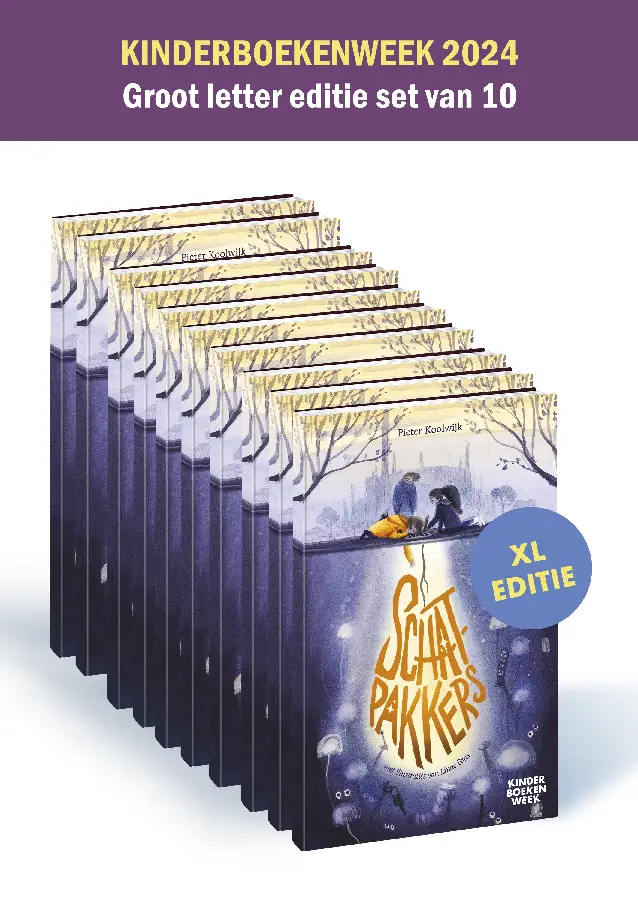 Kinderboekenweekgeschenk Groot letter editie set van 10 Kinderboekenweek 2024