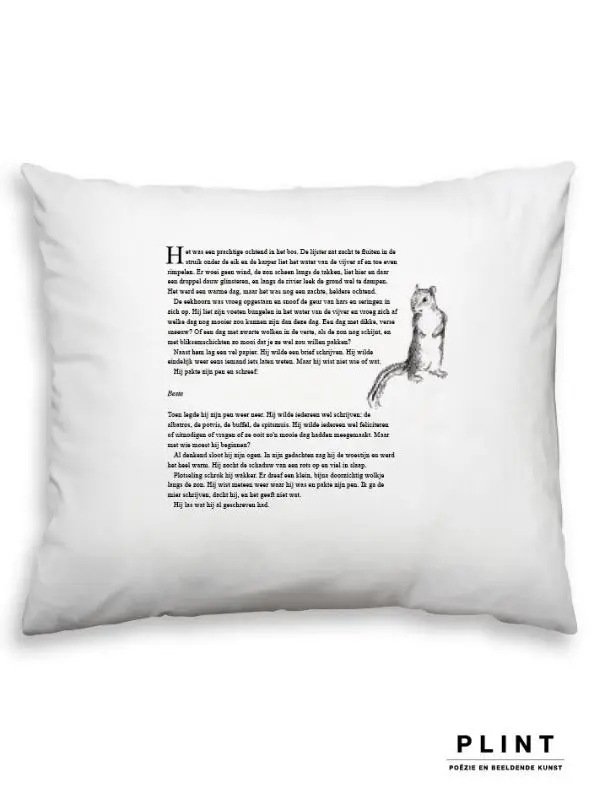 Plint Kussensloop 'Het was een prachtige ochtend' Toon Tellegen