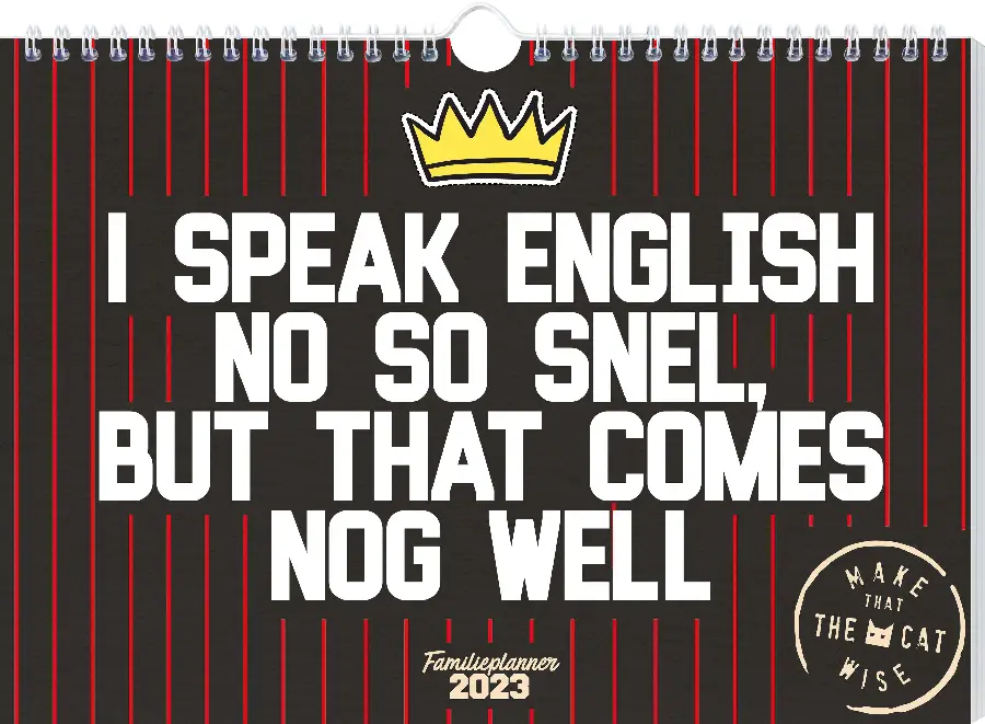 Make That The Cat Wise familieplanner- 2023