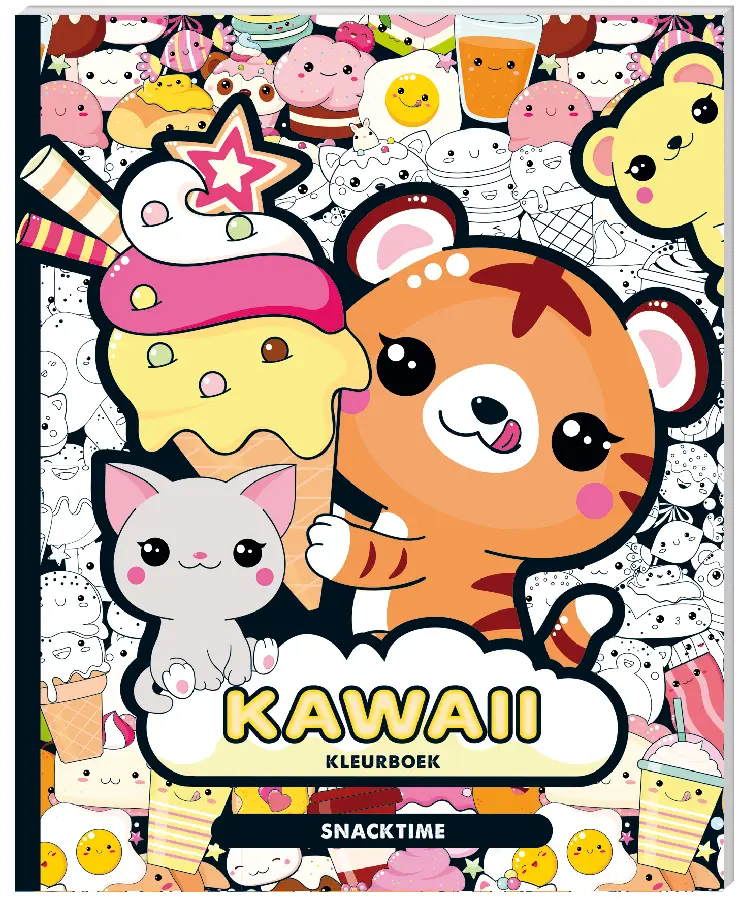 Kawaii Kleurboek - Snacktime