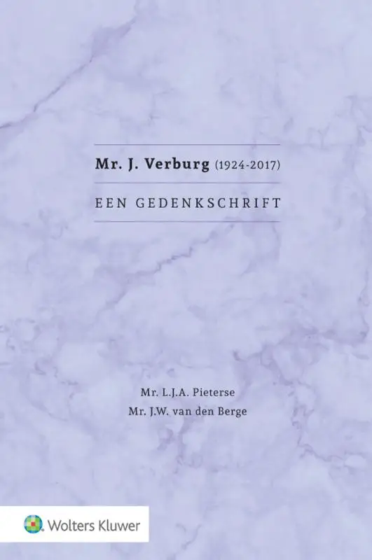 Mr. J. Verburg (1924-2017)