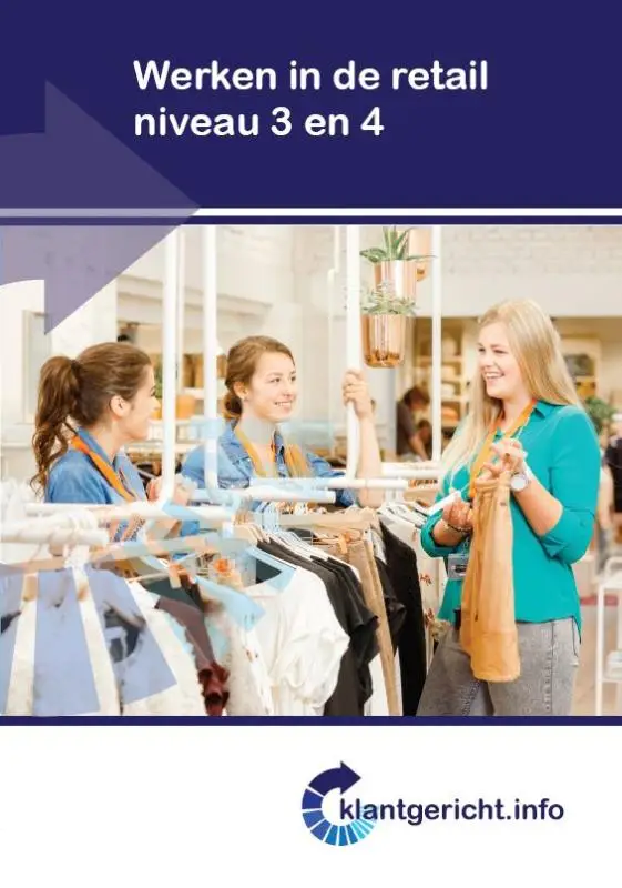 Werken in de retail / niveau 3 en 4
