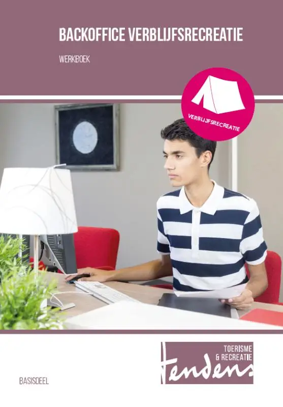 Werkboek Backoffice verblijfsrecreatie