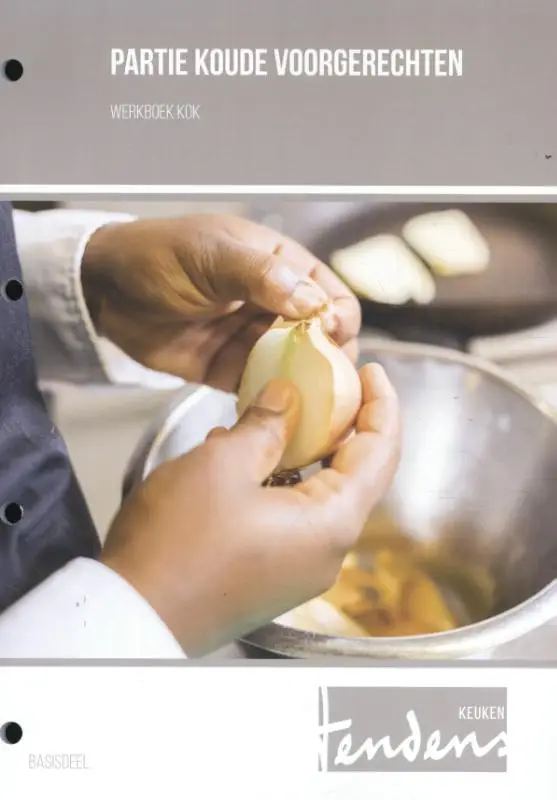 kok / Partie koude voorgerechten / Werkboek