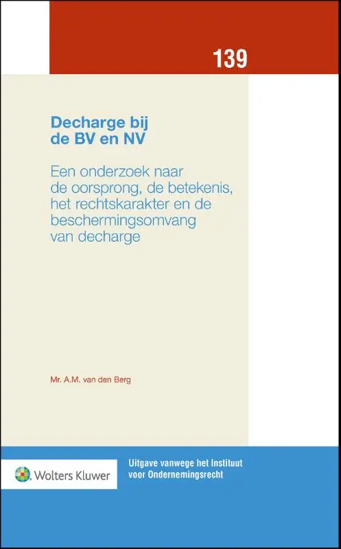 Decharge bij de BV en NV