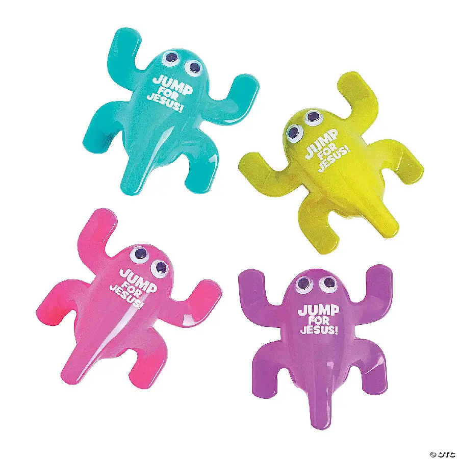 Mini jump for jesus jumping frog