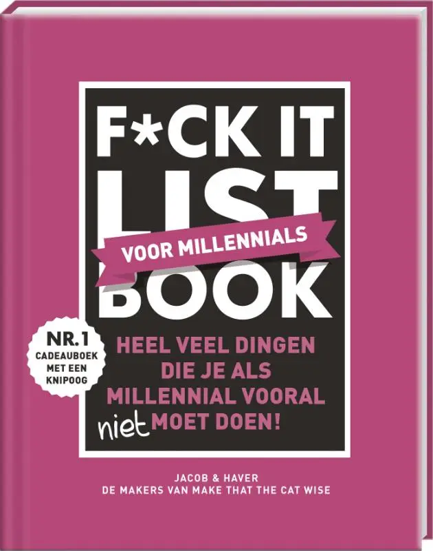 F*ck it list book - Voor millennials