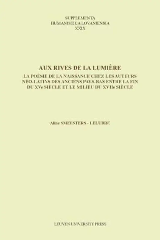 Aux rives de la lumiere