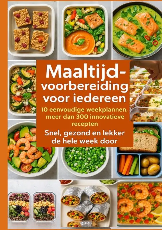 Maaltijdvoorbereiding voor iedereen: 10 eenvoudige weekplannen, meer dan 300 innovatieve recepten - Snel, gezond en lekker de hele week door