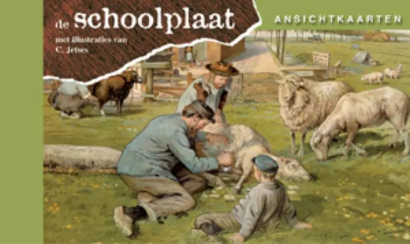 Ansichtkaarten, de Schoolplaat / Het Volle Leven