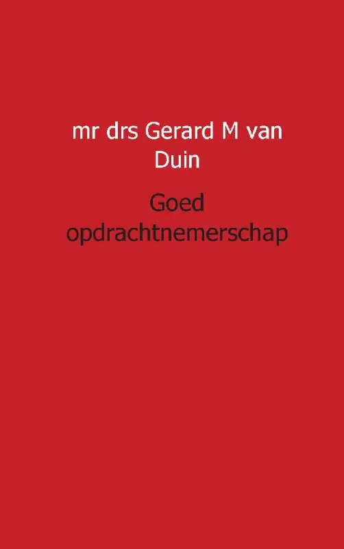 Goed opdrachtnemerschap