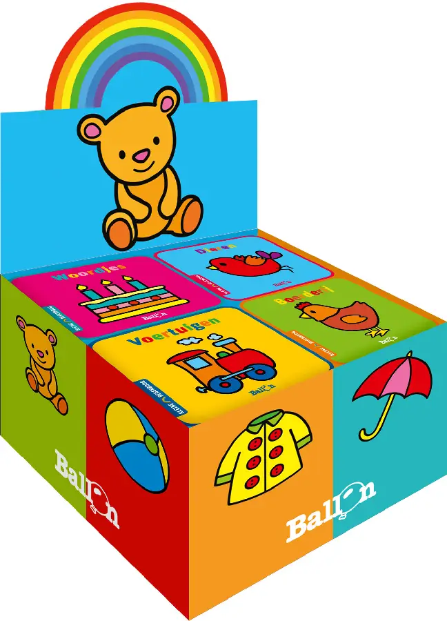 Toonbankbox kleine regenboog