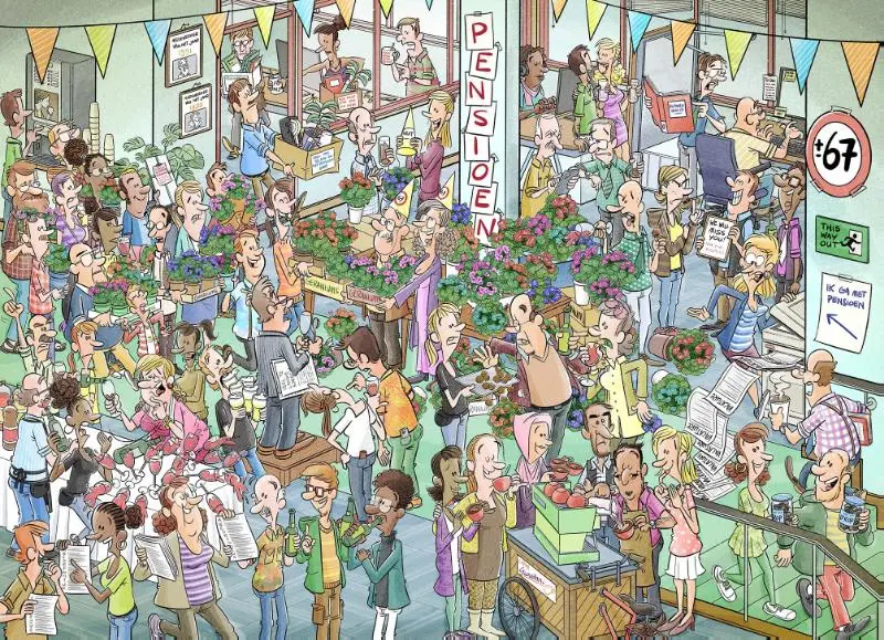 PARTY PUZZLE - PENSIOEN