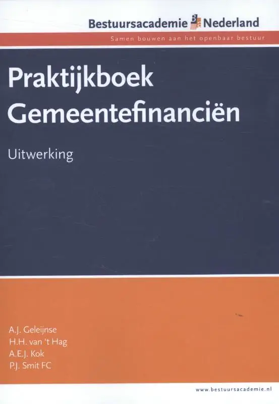 Praktijkboek gemeentefinanciën
