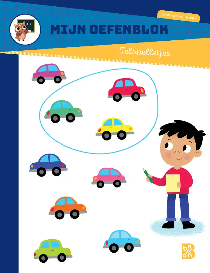 Mijn oefenblok Telspelletjes / 3de kleuterklas-groep 2