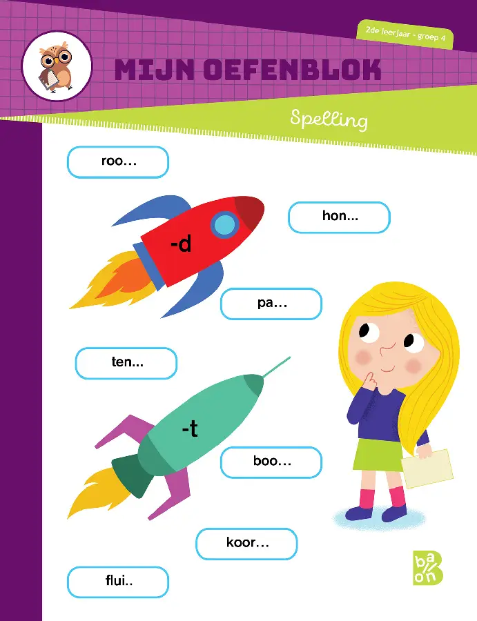 Mijn oefenblok Spelling / 2de leerjaar/groep 4