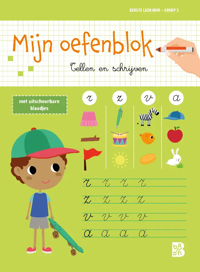 Mijn oefenblok: Tellen en schrijven / Eerste leerjaar - groep 3